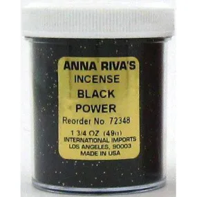 1 3/4 oz Anna Riva Incense Powder - Black Power