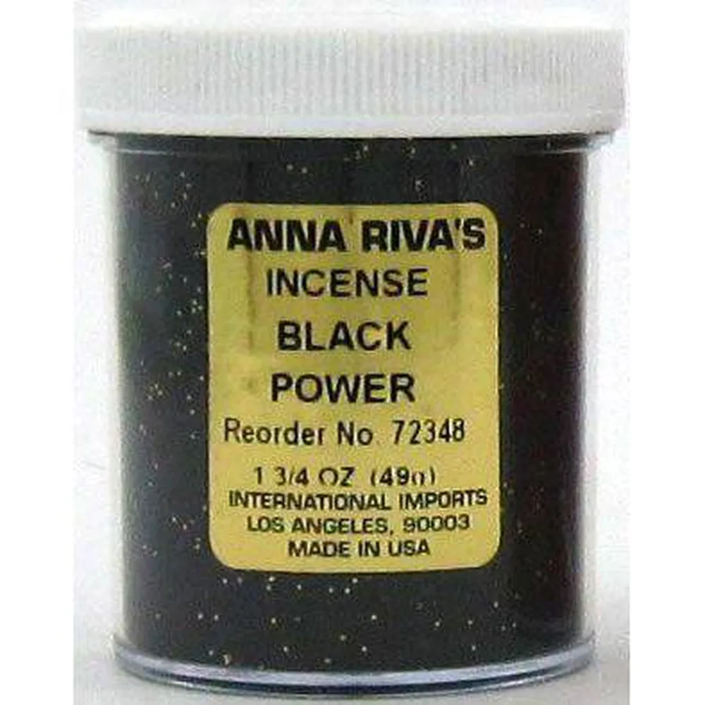 1 3/4 oz Anna Riva Incense Powder - Black Power