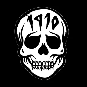 1910 Skullz Patch Trucker Hat Black/White