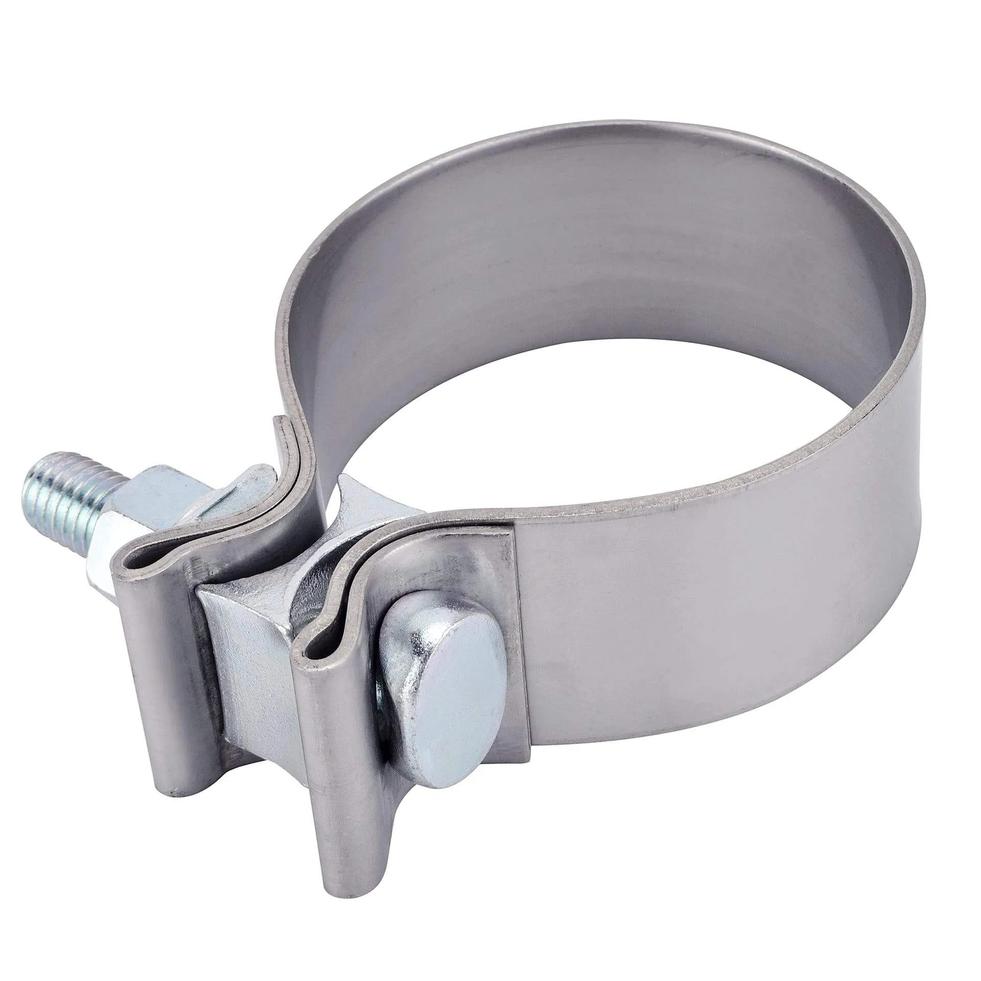 2.0 2.25 2.5 3.0 4.0 Stainless Exhaust Lap Joint Exhaust Band Clamp Exhaust Sleeve Butt Joint Clamp