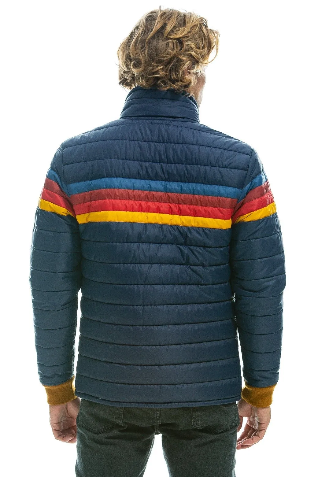 4 STRIPE JACKET -  NAVY