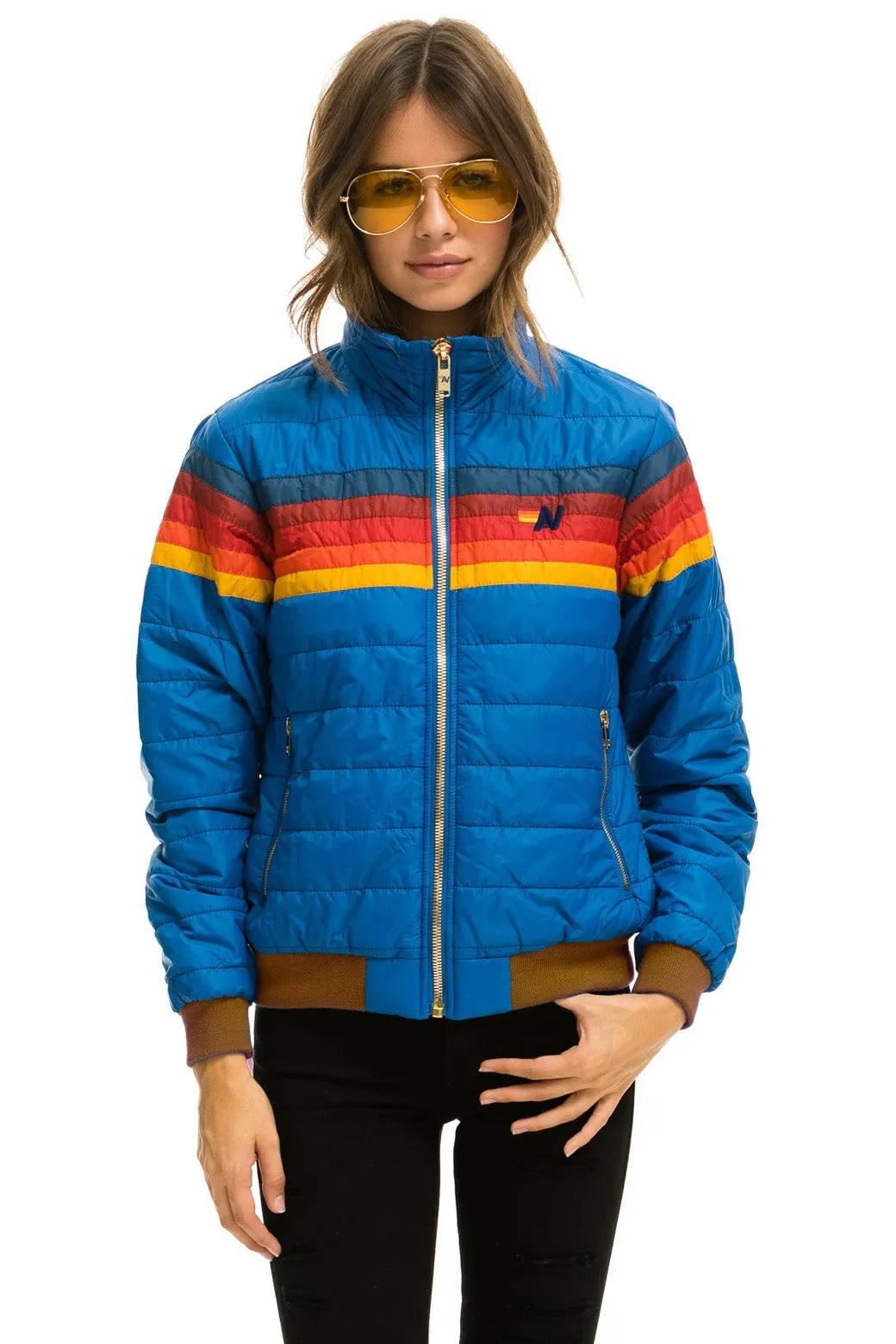 5 STRIPE JACKET - SNORKEL BLUE