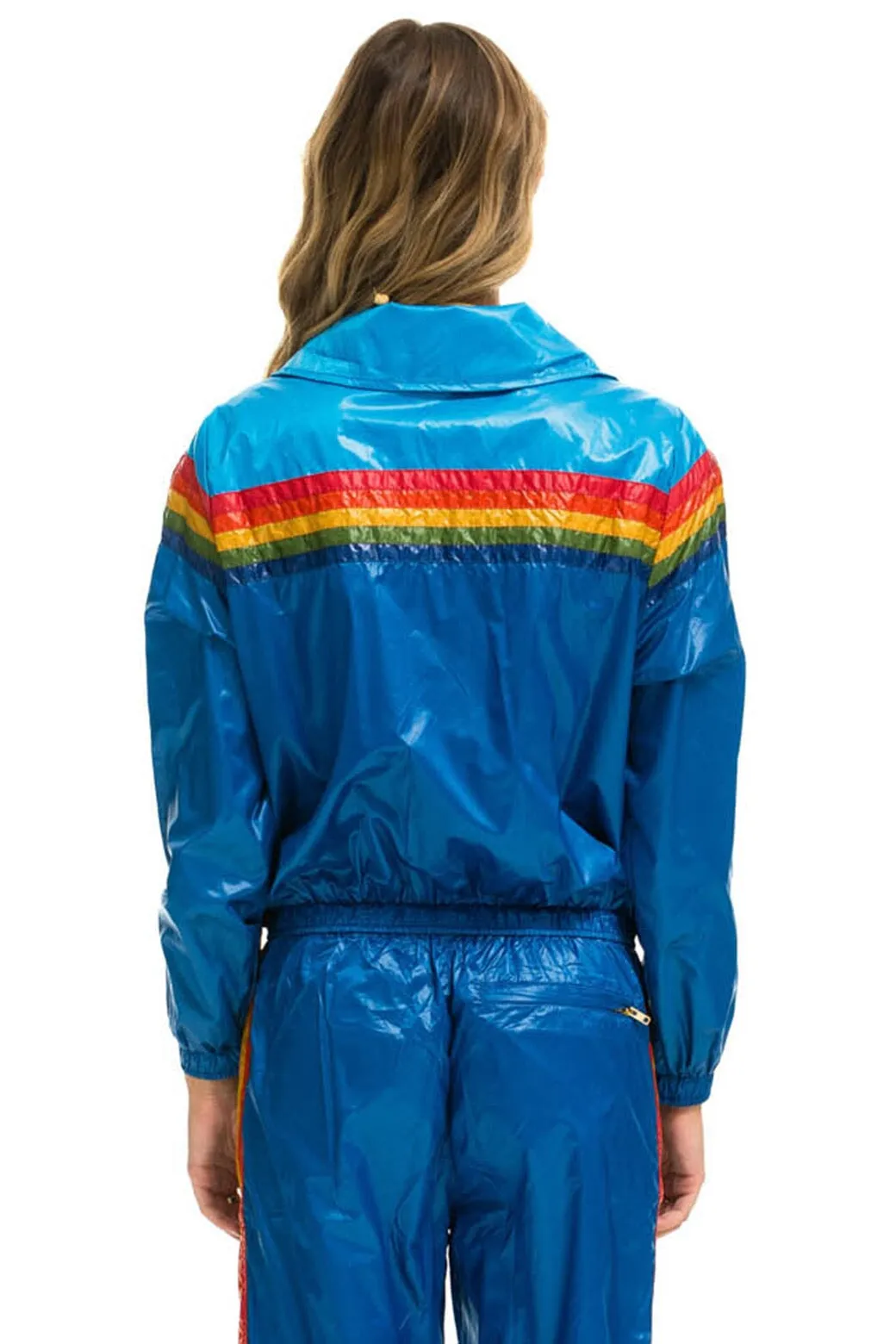 5 STRIPE WINDBREAKER - DRESDEN // SNORKEL BLUE GLOSSY