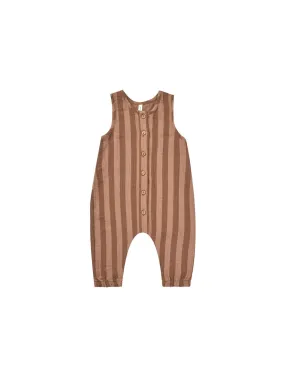 [50%OFF] woven jumpsuit | retro stripe