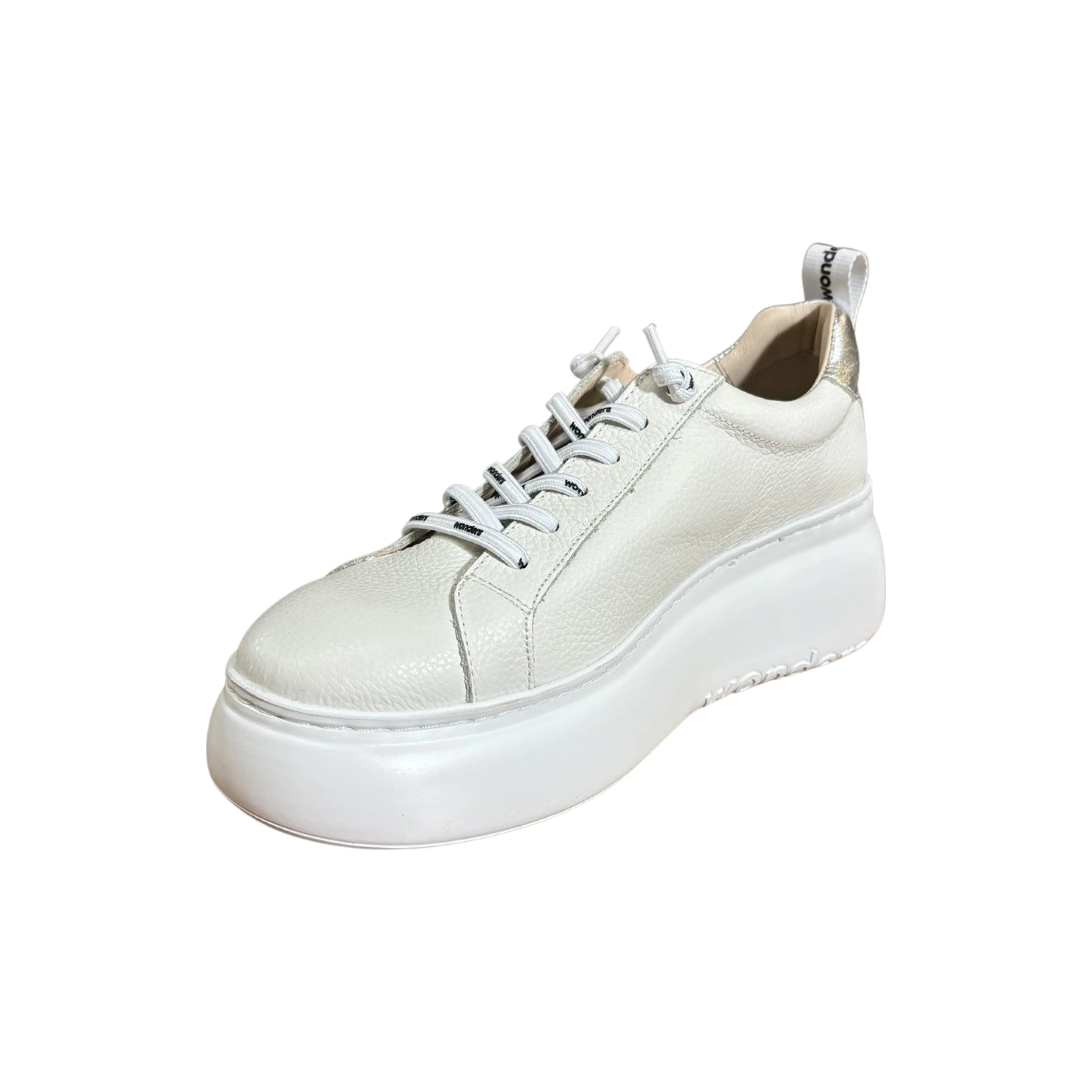 A2632 Off White Platform Sneaker