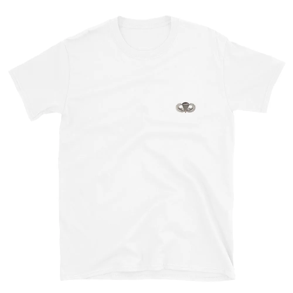 Airborne Parachutist Photo Short-Sleeve Unisex T-Shirt