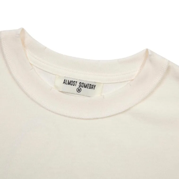 Almost Someday Wreath Tee (Cream) C9-42