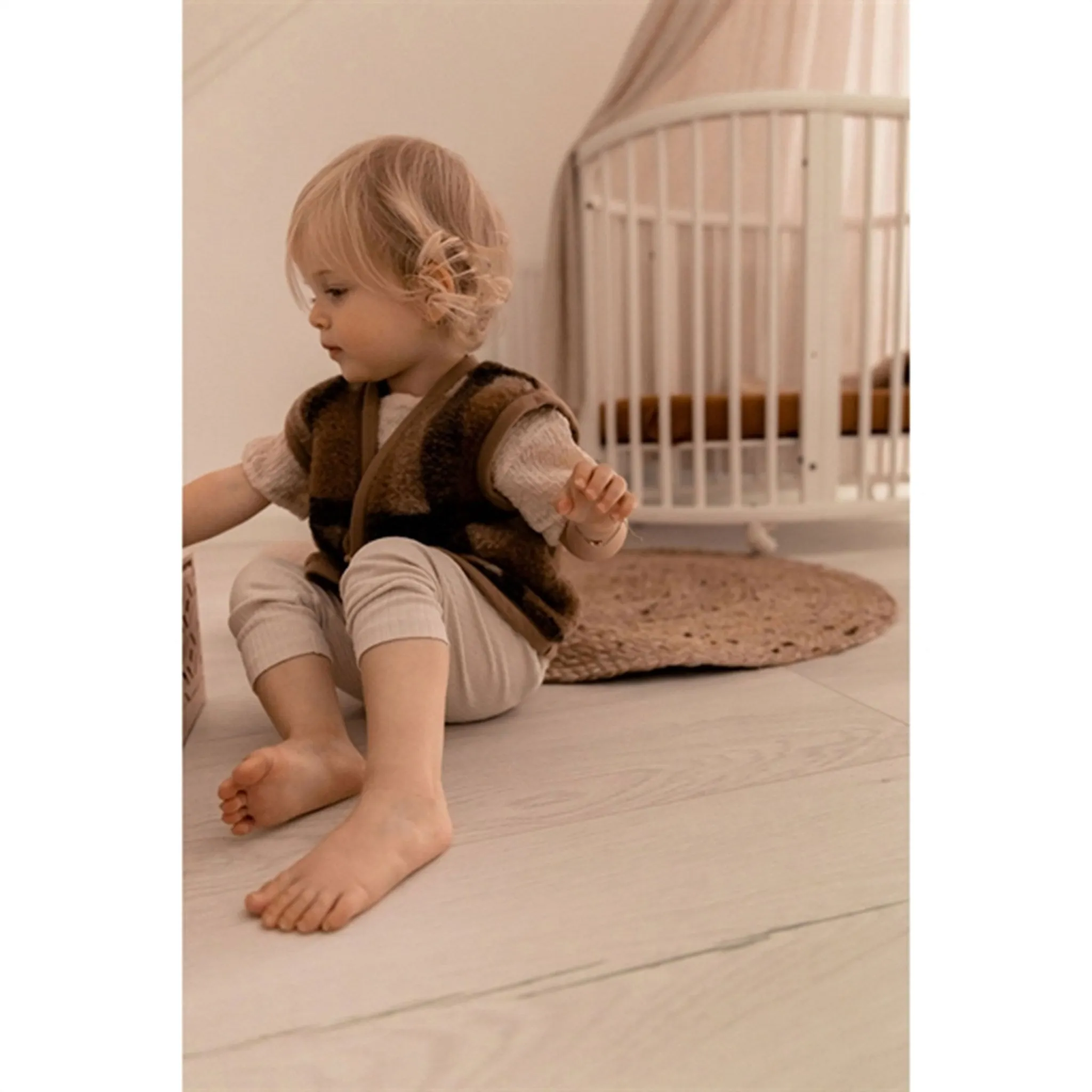 Alwero Vest Alpen Junior Krata Brown