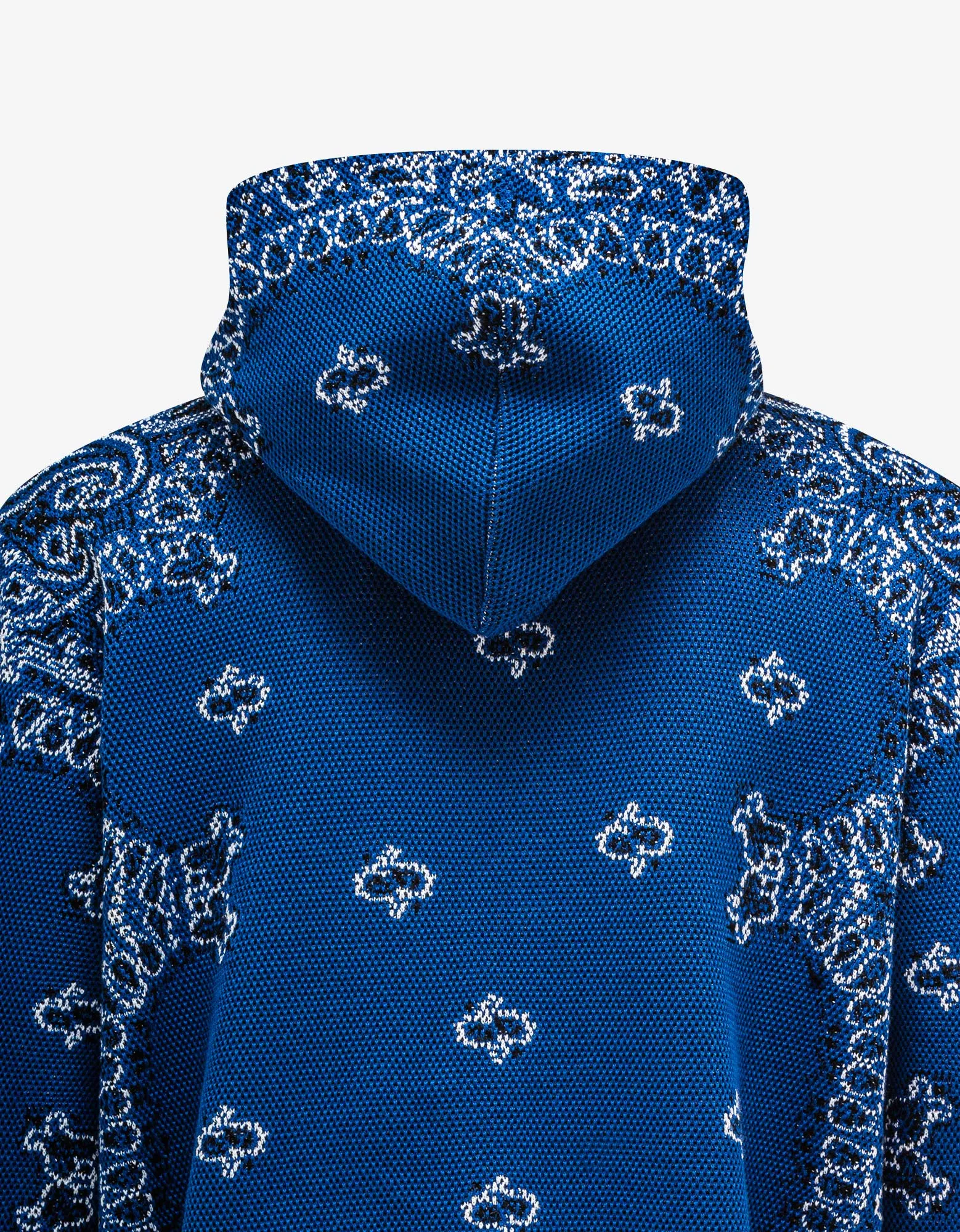 Amiri Blue Bandana B-Ball Hoodie