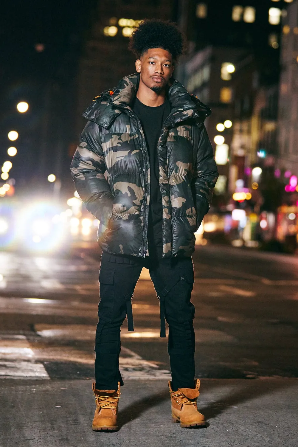 Astoria Camo Bubble Jacket Sample - Size Large (Anniversary Auction)