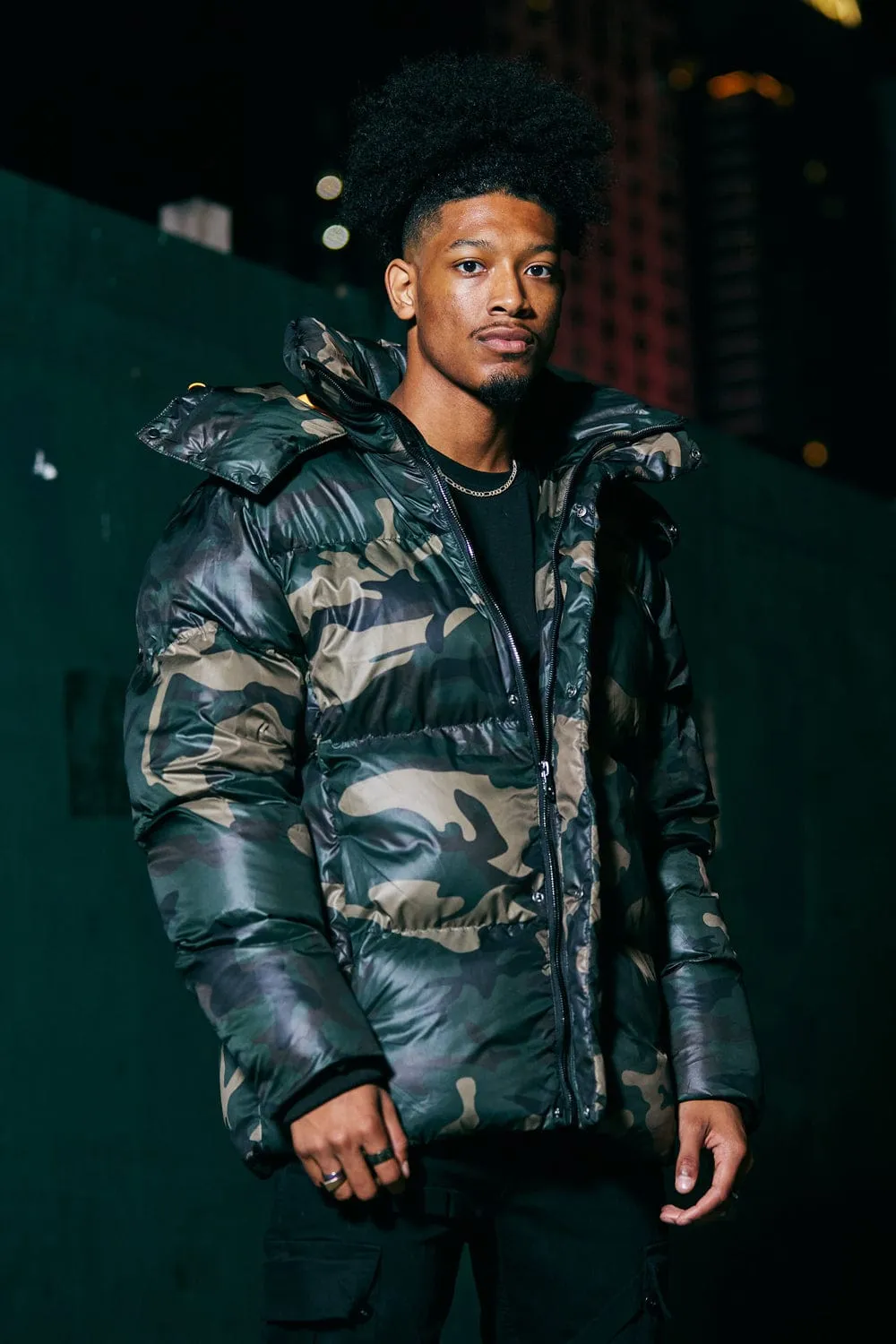 Astoria Camo Bubble Jacket Sample - Size Large (Anniversary Auction)