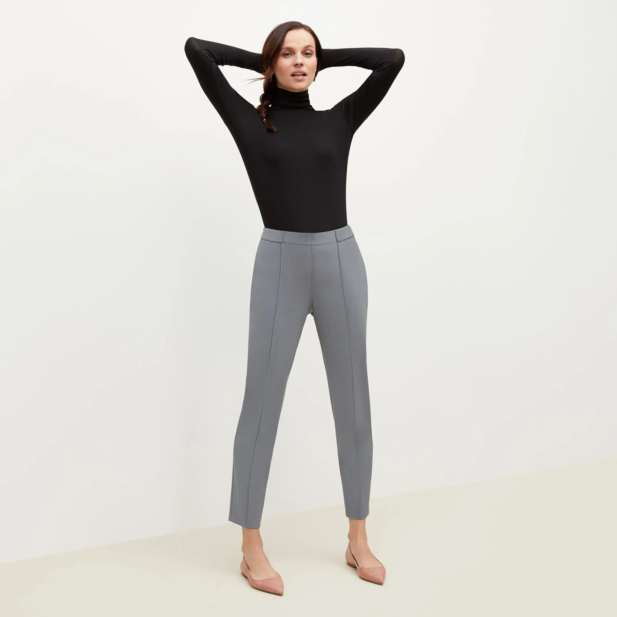 Axam Turtleneck - Ribbed Pima Cotton :: Black