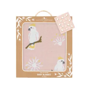 Baby Blanket Cockatoo Blush