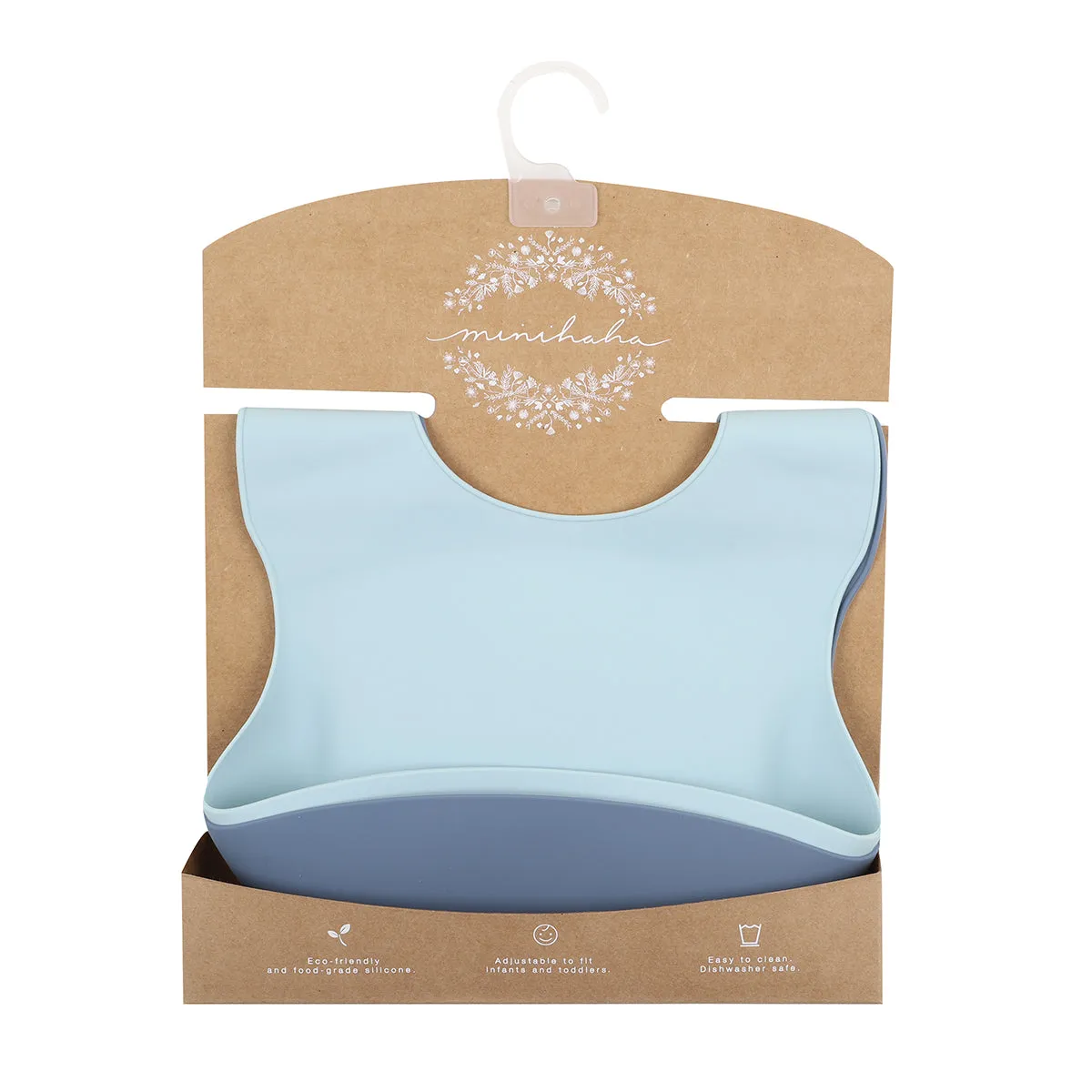 Bebe/Minihaha - Blue Shades 2 Pk Silicone Bibs