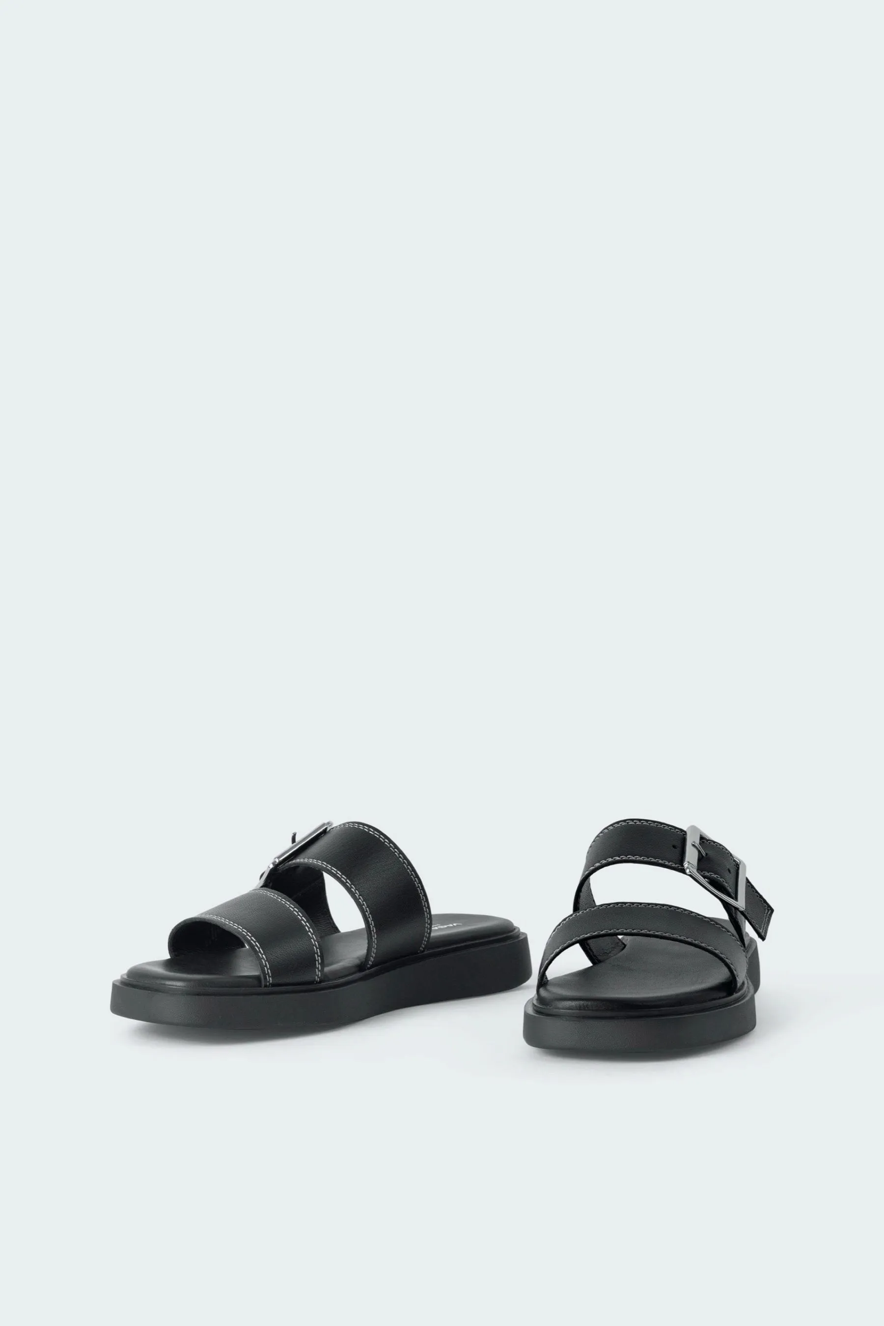 Black Connie Sandal