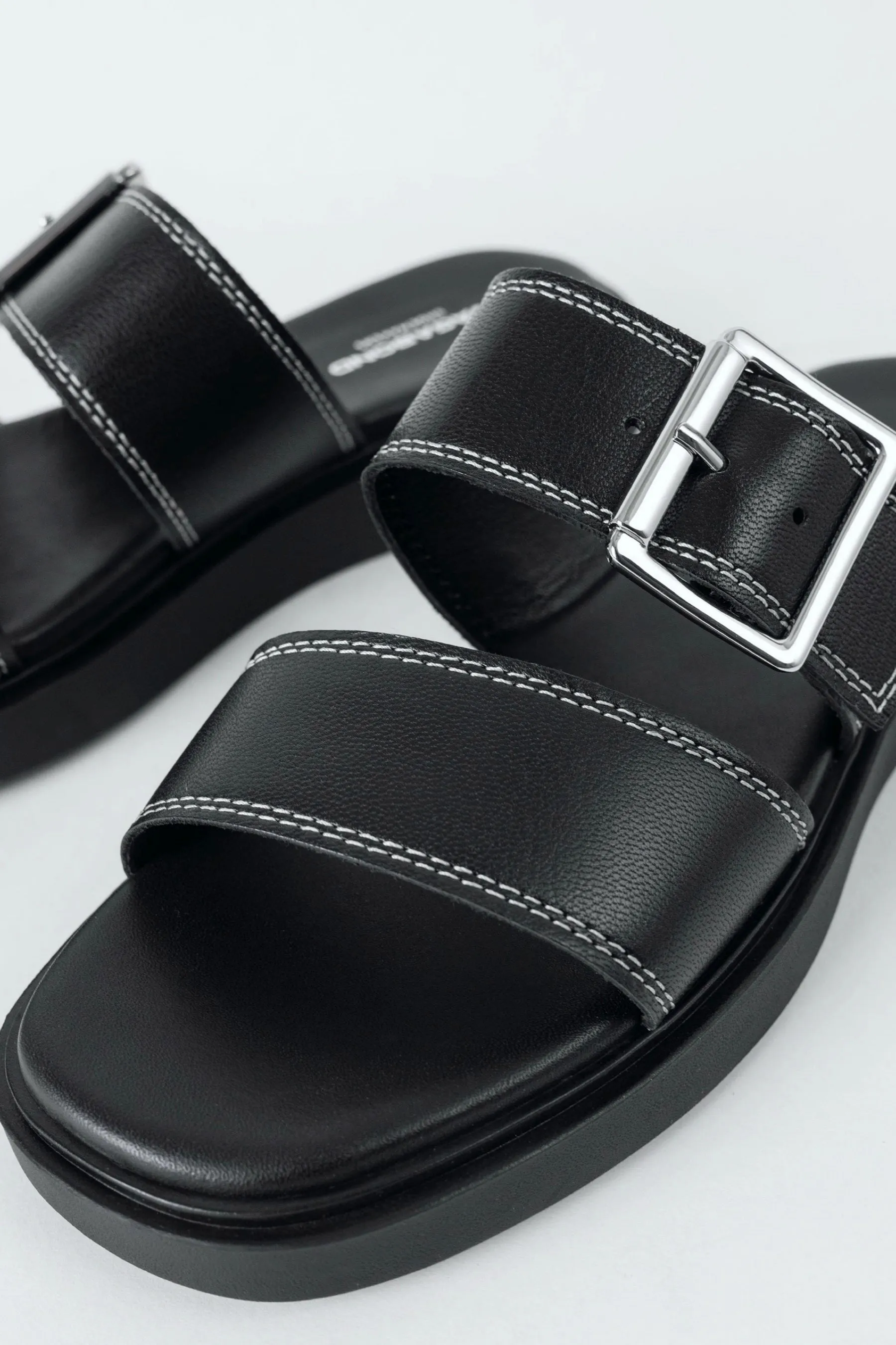 Black Connie Sandal