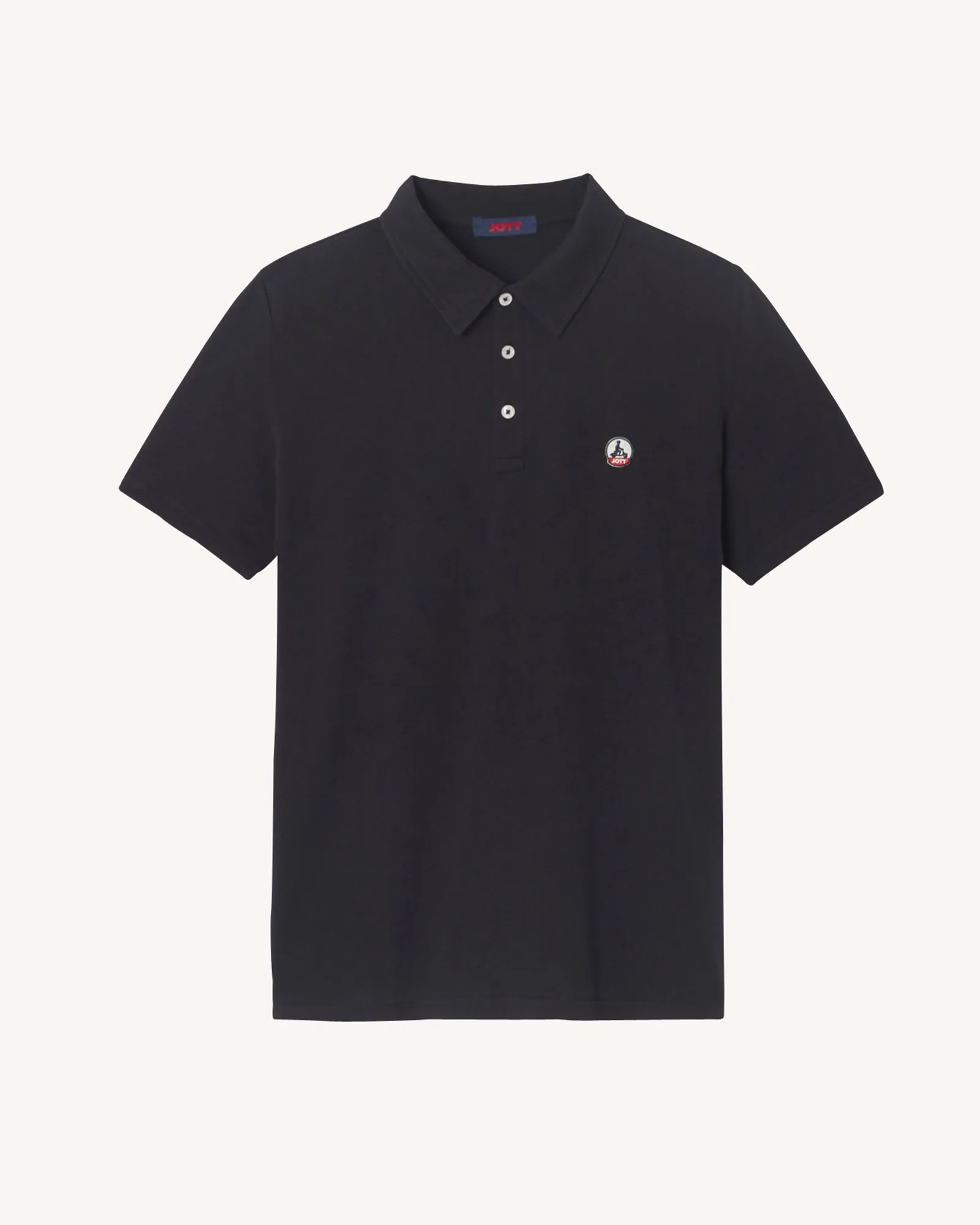 Black Lavan organic cotton polo shirt