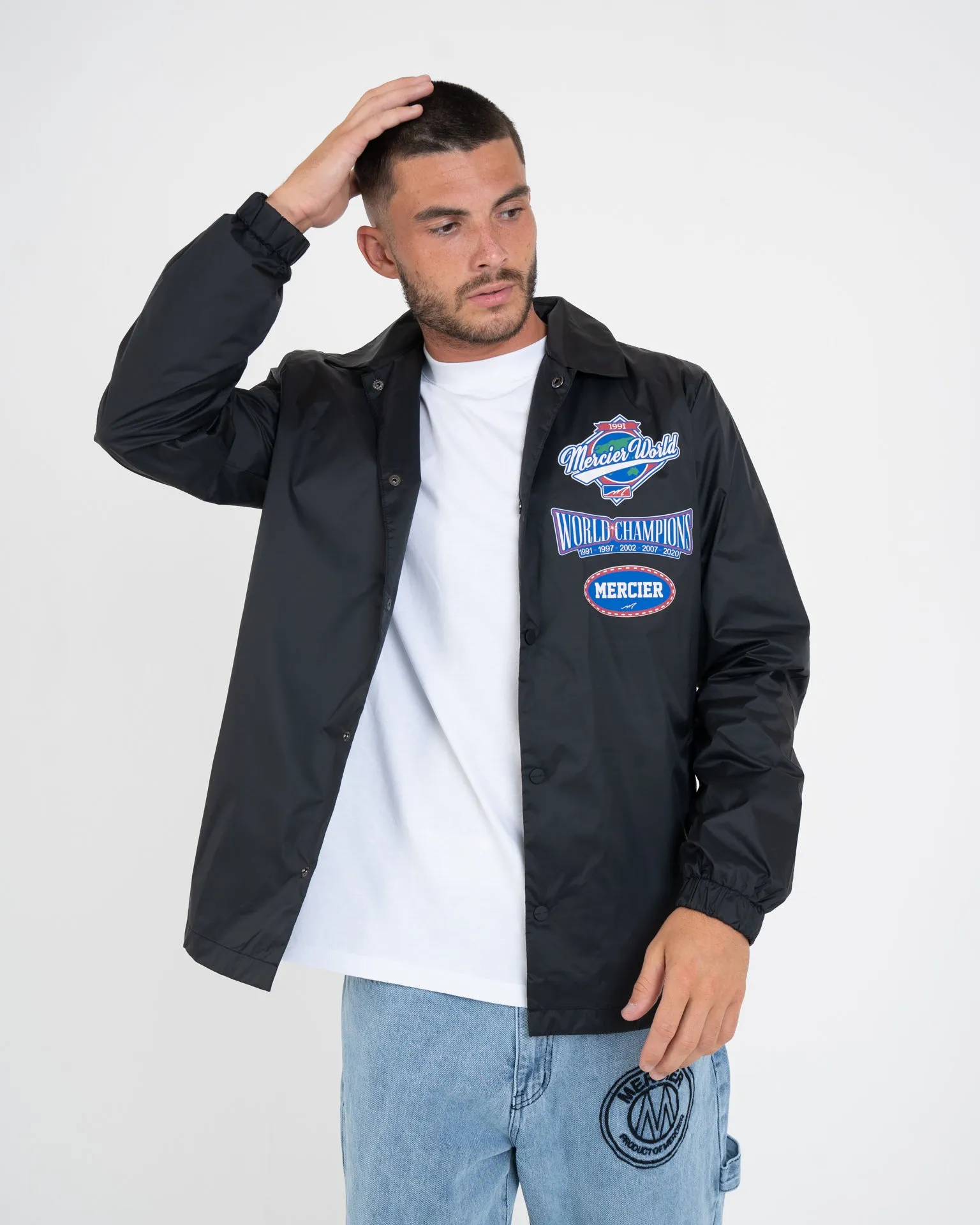 Black Mercier World Coach Jacket