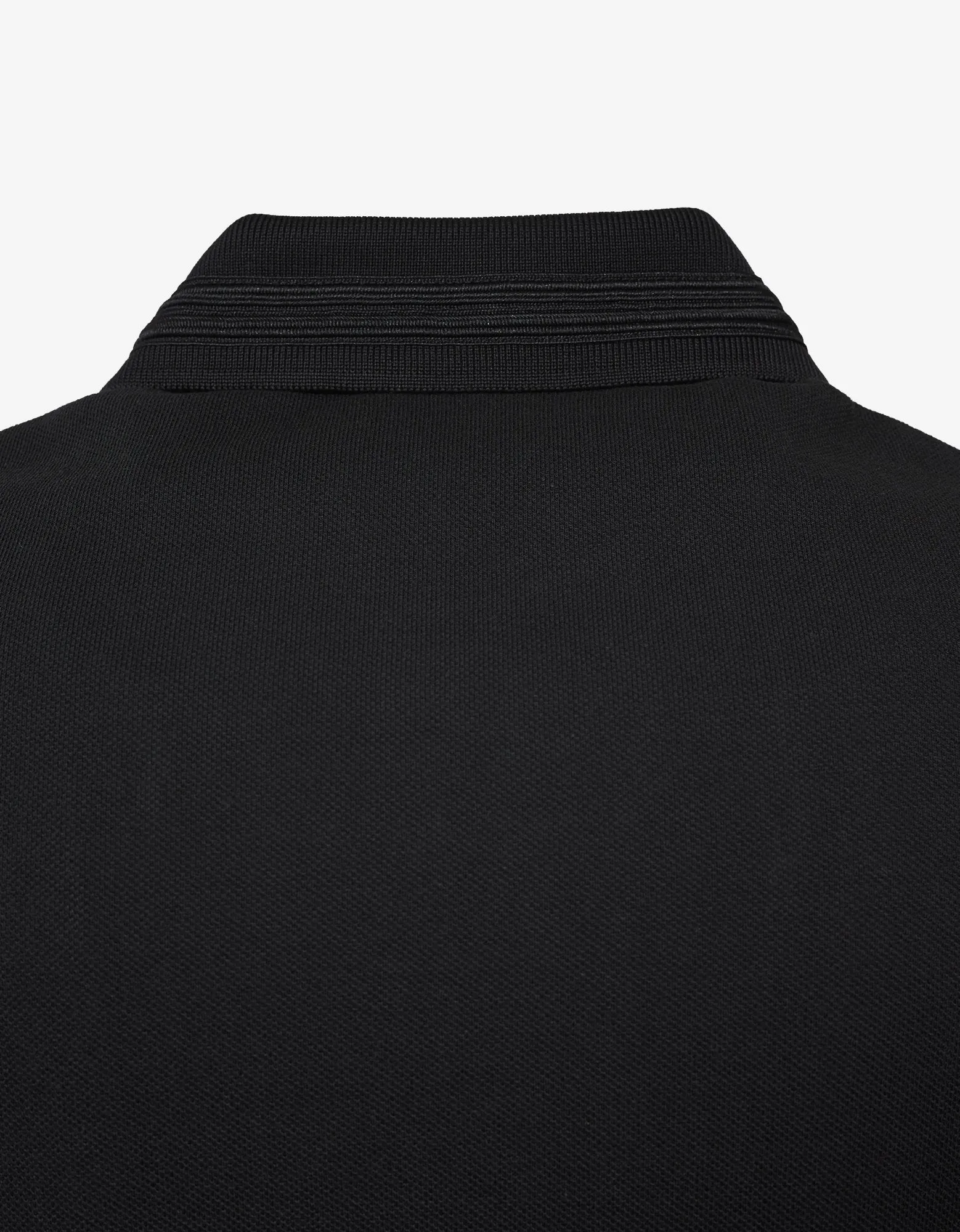 Black Signature Logo Polo T-Shirt