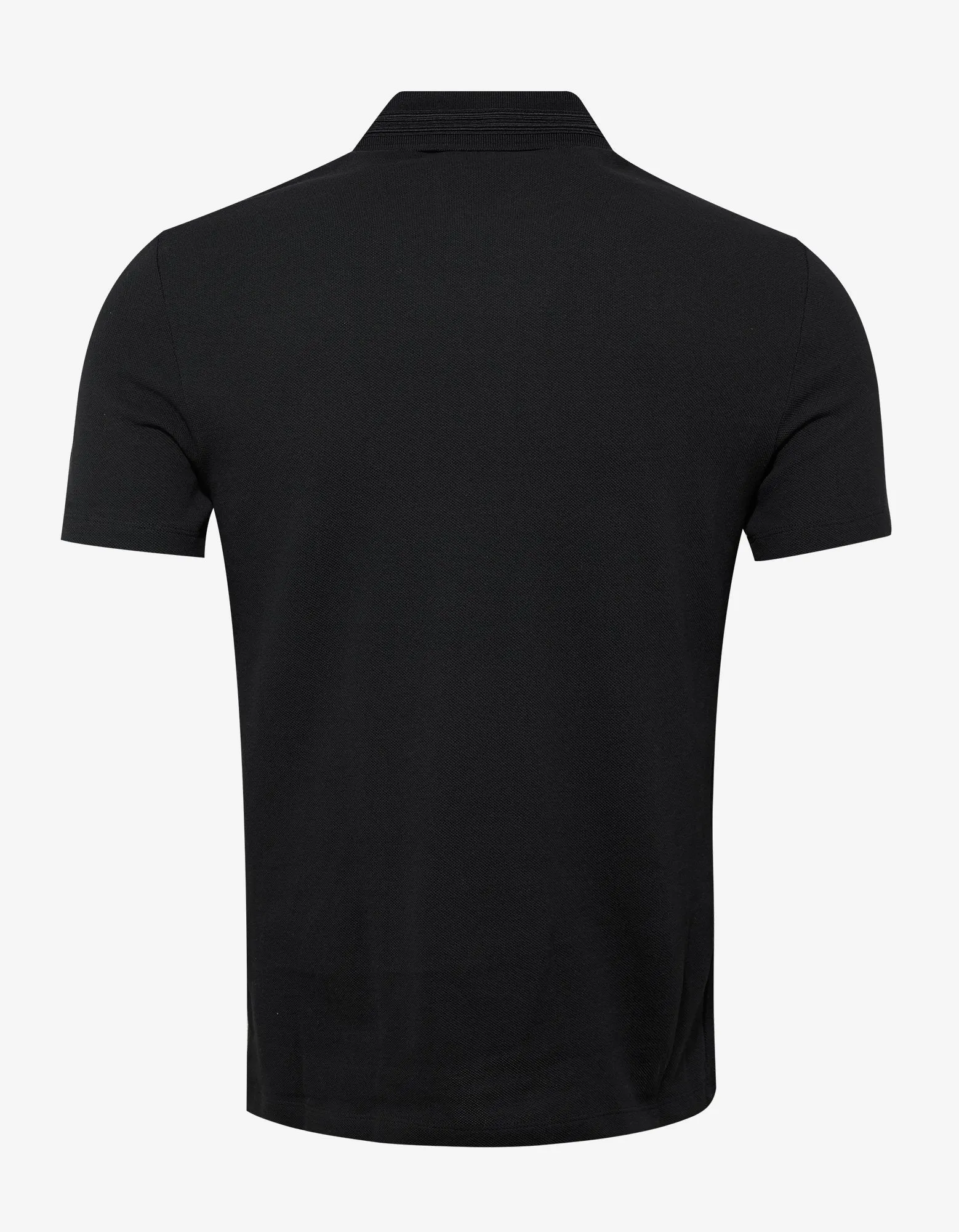 Black Signature Logo Polo T-Shirt