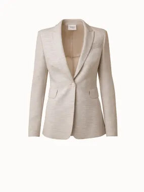 Blazer aus Pebble Crêpe