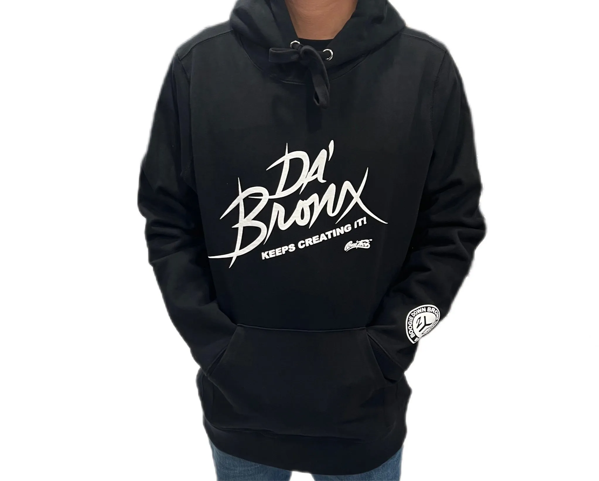 BORO TEES  BOOGIE DOWN BRONX (BLACK) HOODIE