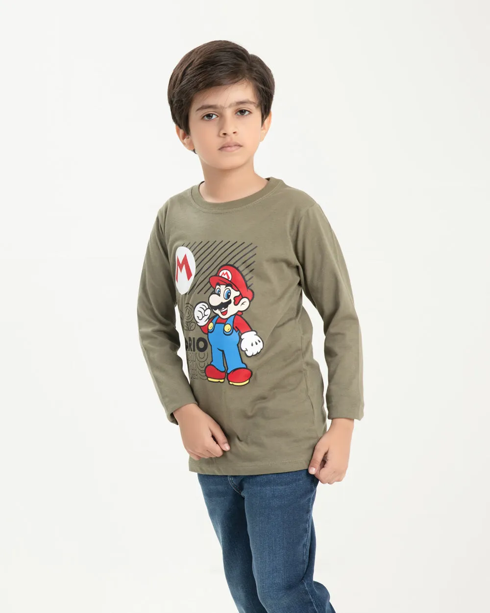 Boy's Graphic Crew Neck