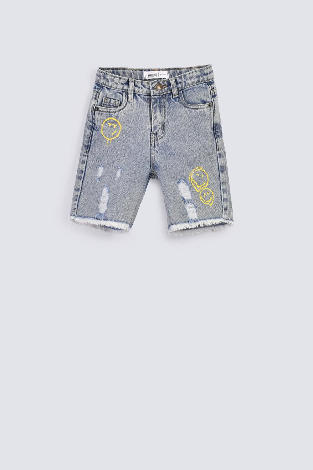 BOYS SMILEY PRINT SHORTS