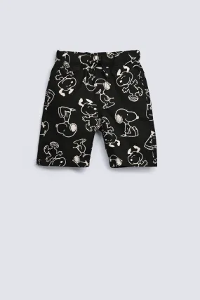 BOYS SNOOPY PRINT SHORTS