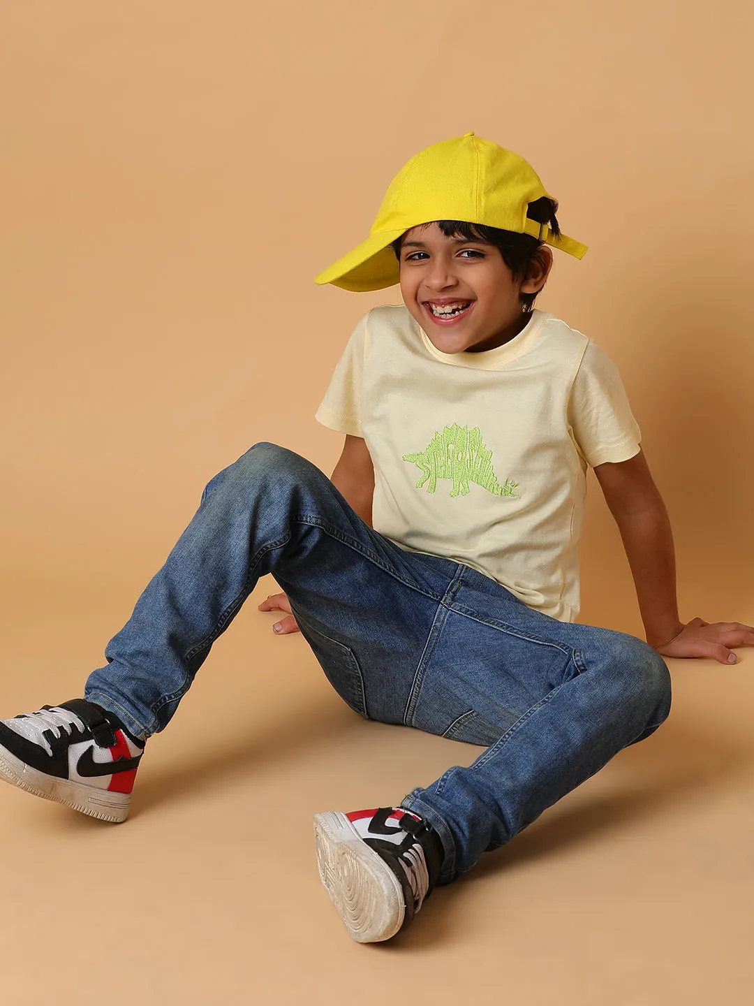 Boys Vanila Embroidery Cotton T-shirt