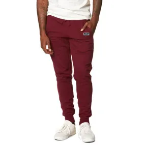 Burgundy Premium Logo Jogger Pants