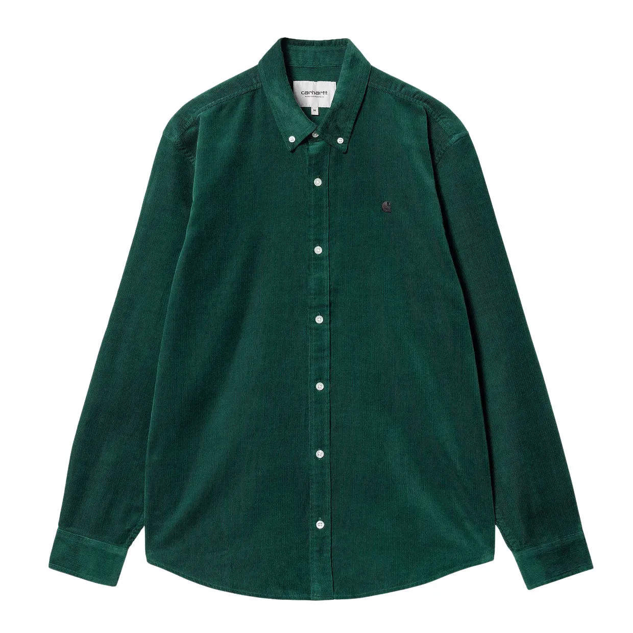 Camicia Uomo Carhartt WIP L/S Madison Fine Cord Verde