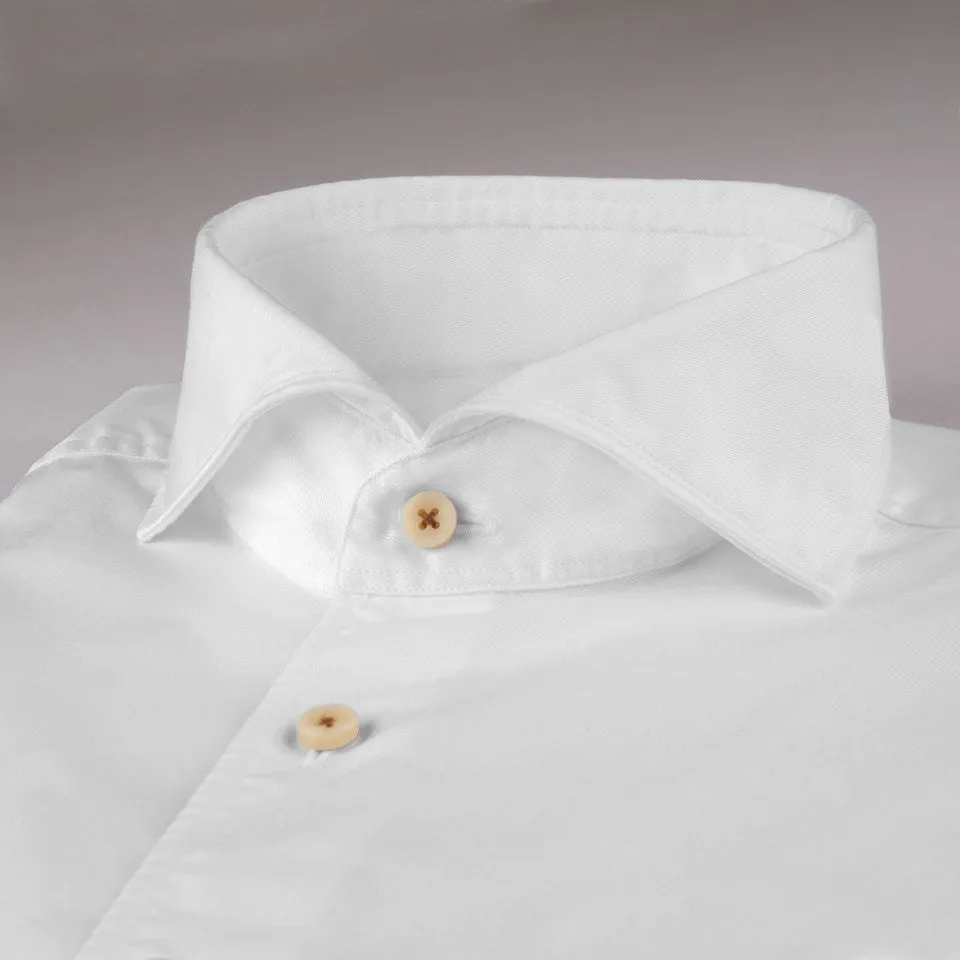 Casual Twill Shirt | White