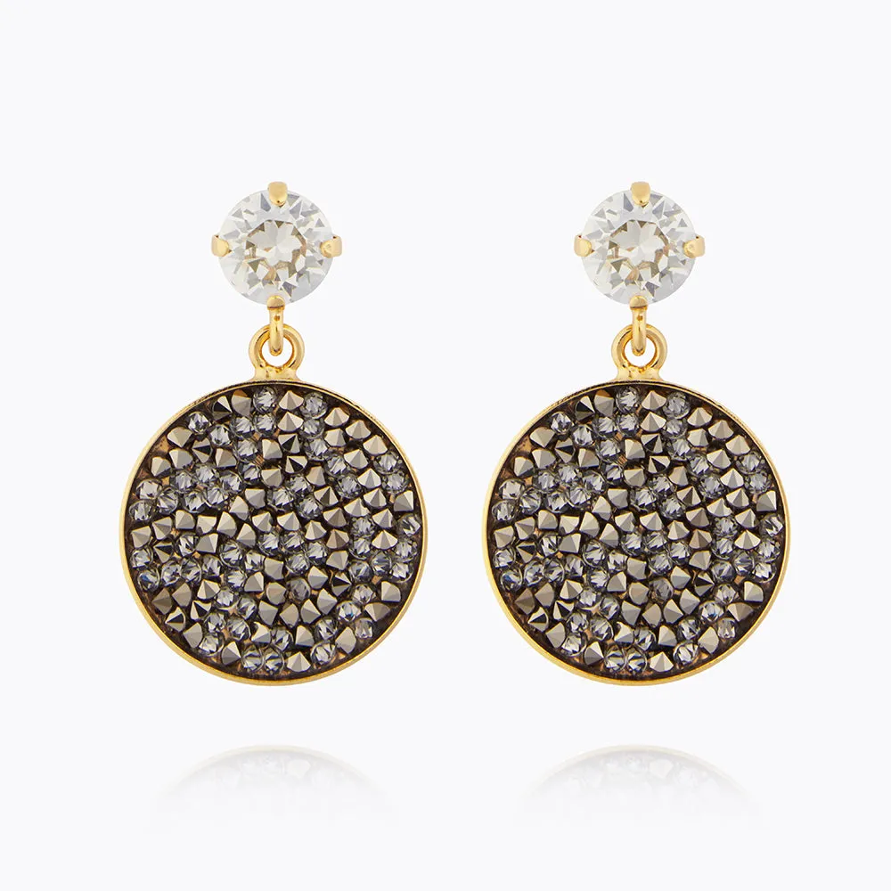 Chloe Earrings / Metallic Light Gold