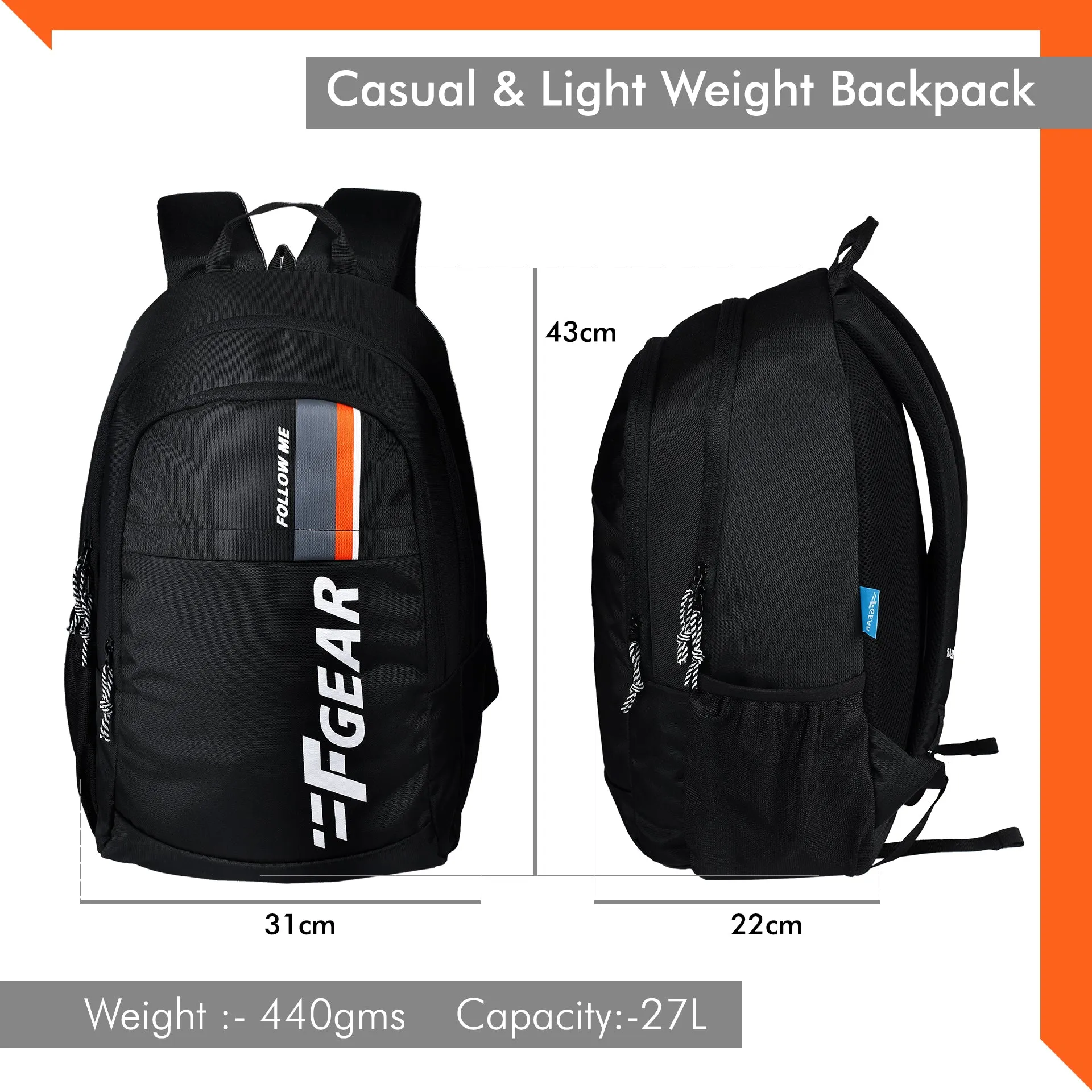 Circadian 27 L Guc Black Backpack