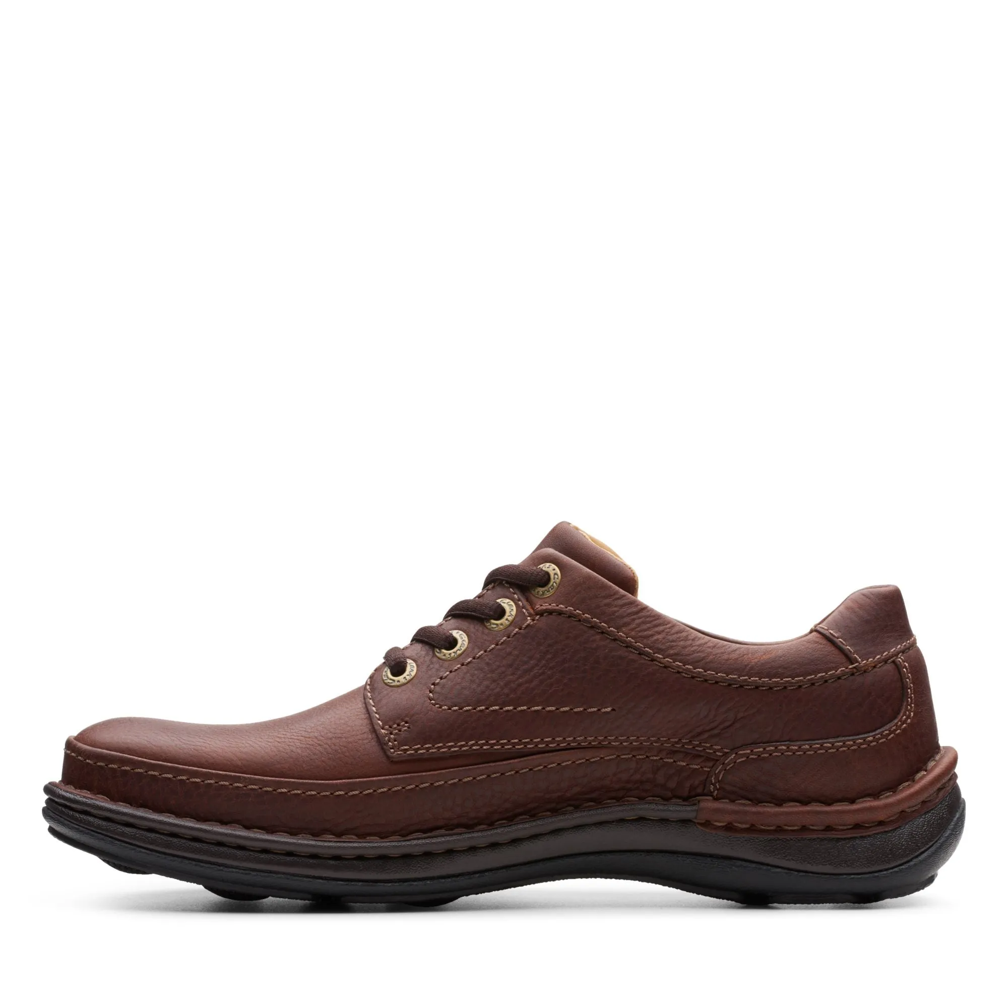 Clarks Nature Three Mahogany Leather