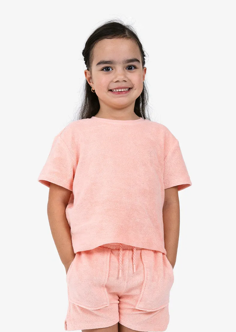 Club LC Mini Terry Tee Peach