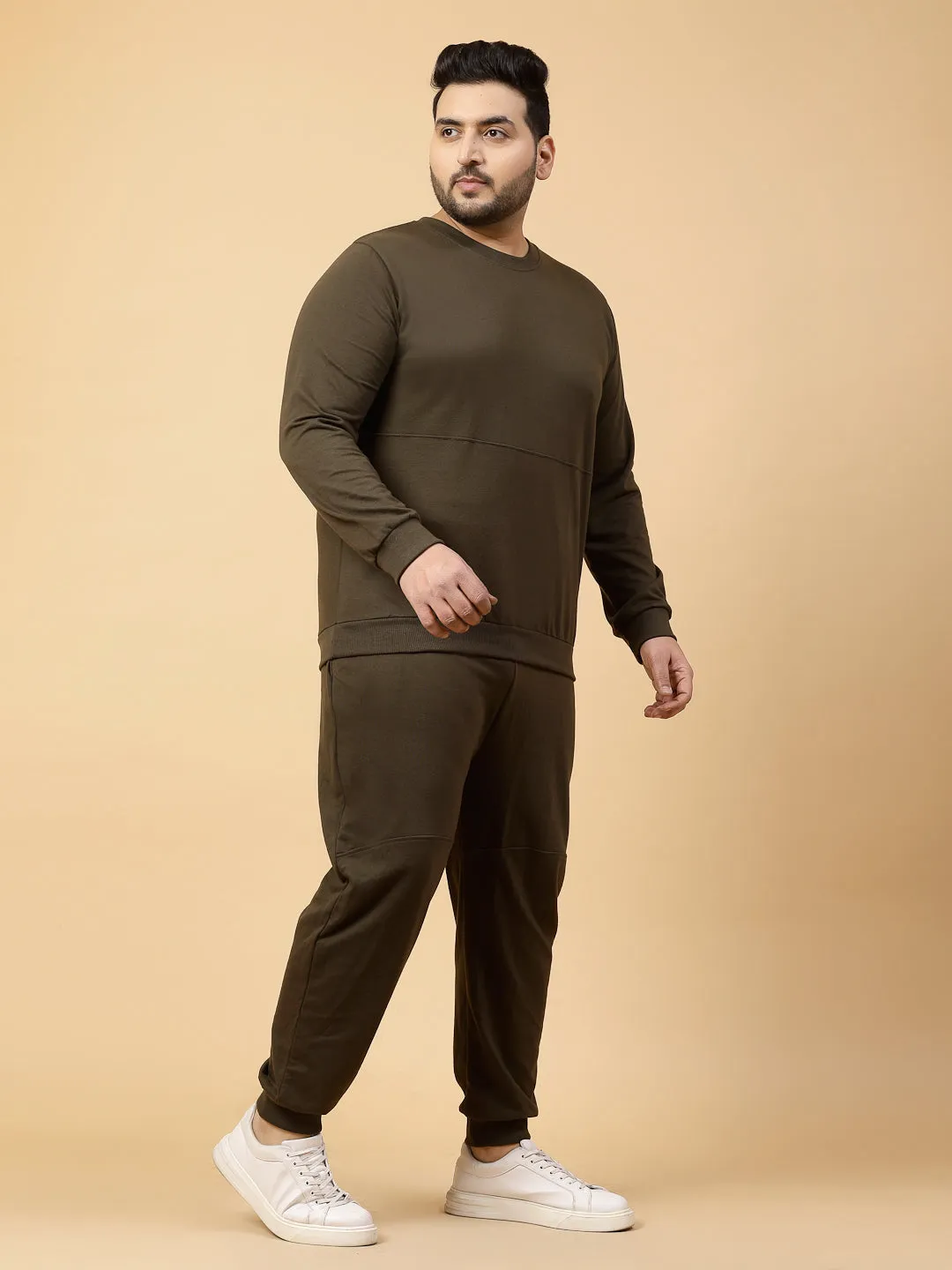 Comfort Couture Solid Terry Tracksuit