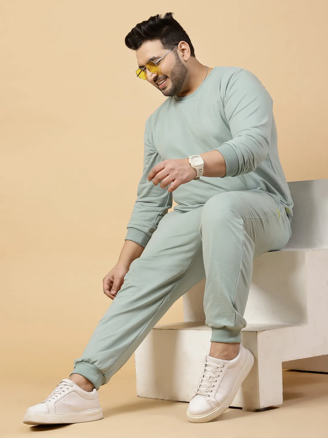 Comfort Couture Solid Terry Tracksuit