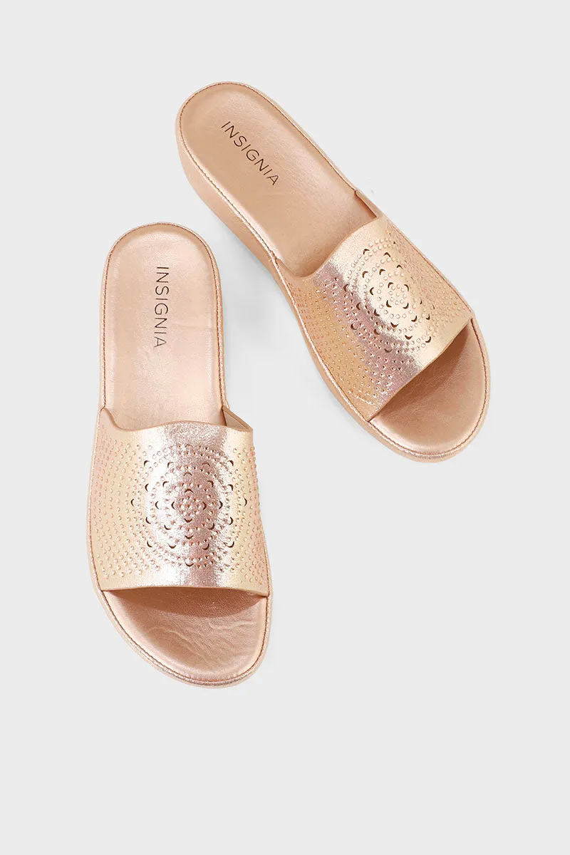 Comfort Slip On I38640-Champagne