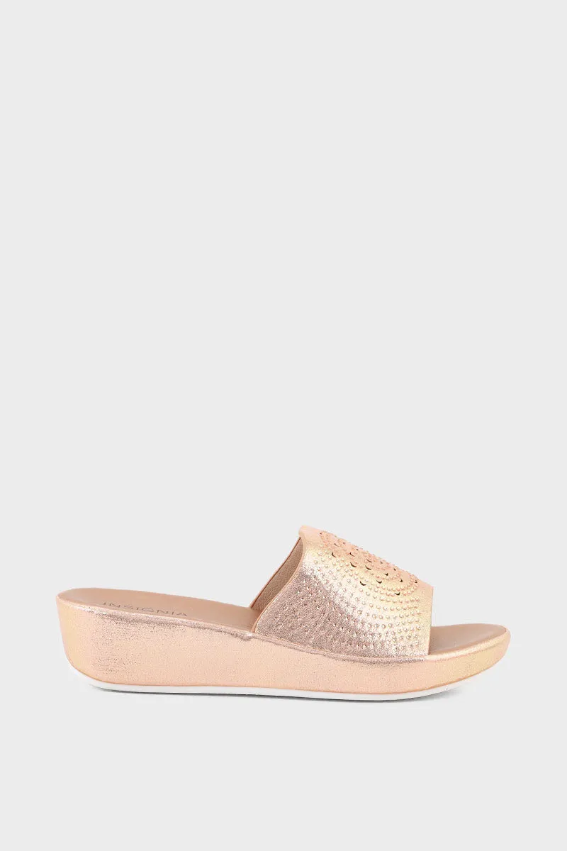 Comfort Slip On I38640-Champagne