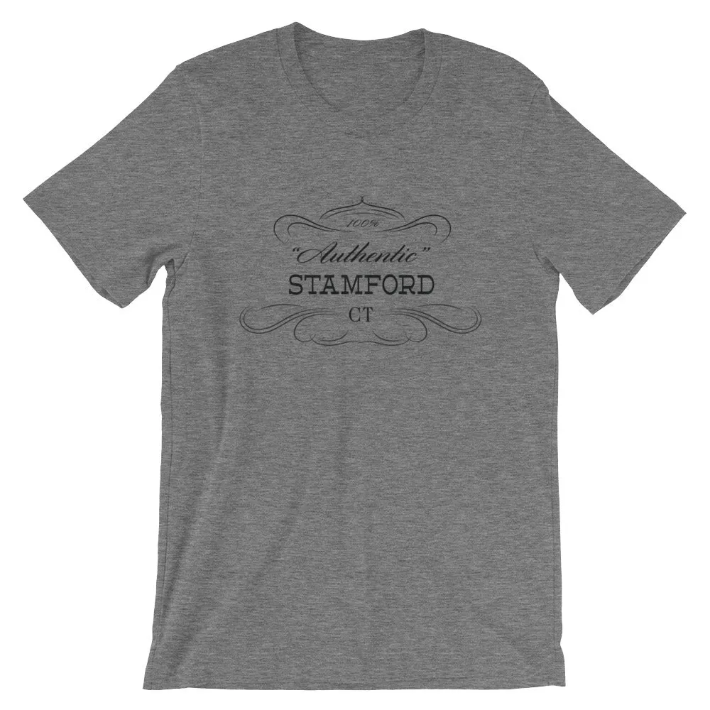 Connecticut - Stamford CT - Short-Sleeve Unisex T-Shirt - "Authentic"