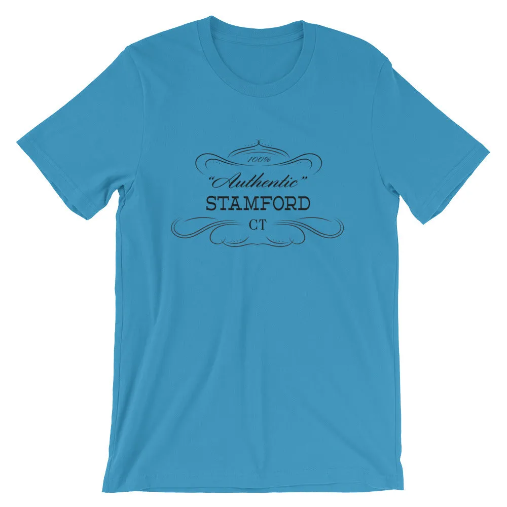 Connecticut - Stamford CT - Short-Sleeve Unisex T-Shirt - "Authentic"