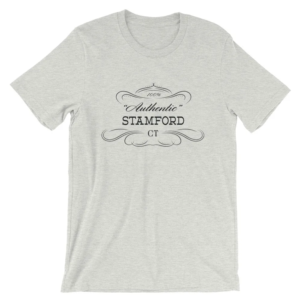 Connecticut - Stamford CT - Short-Sleeve Unisex T-Shirt - "Authentic"