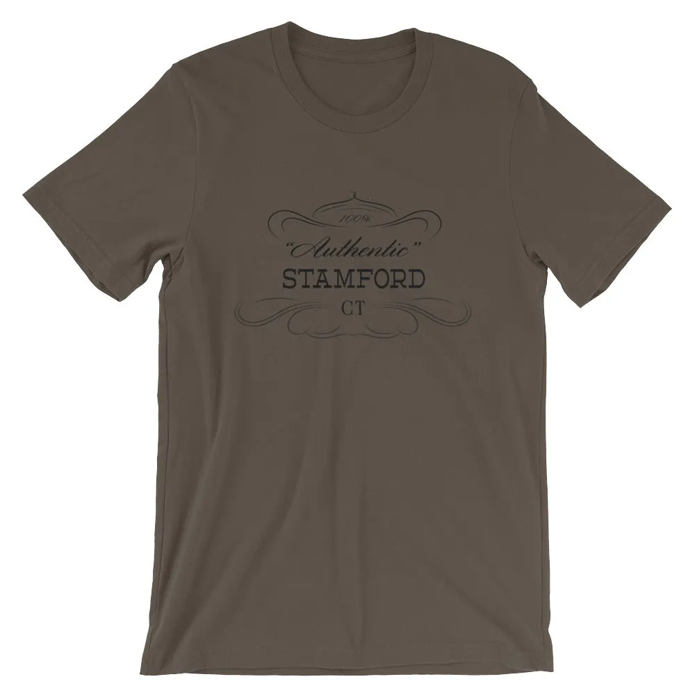 Connecticut - Stamford CT - Short-Sleeve Unisex T-Shirt - "Authentic"