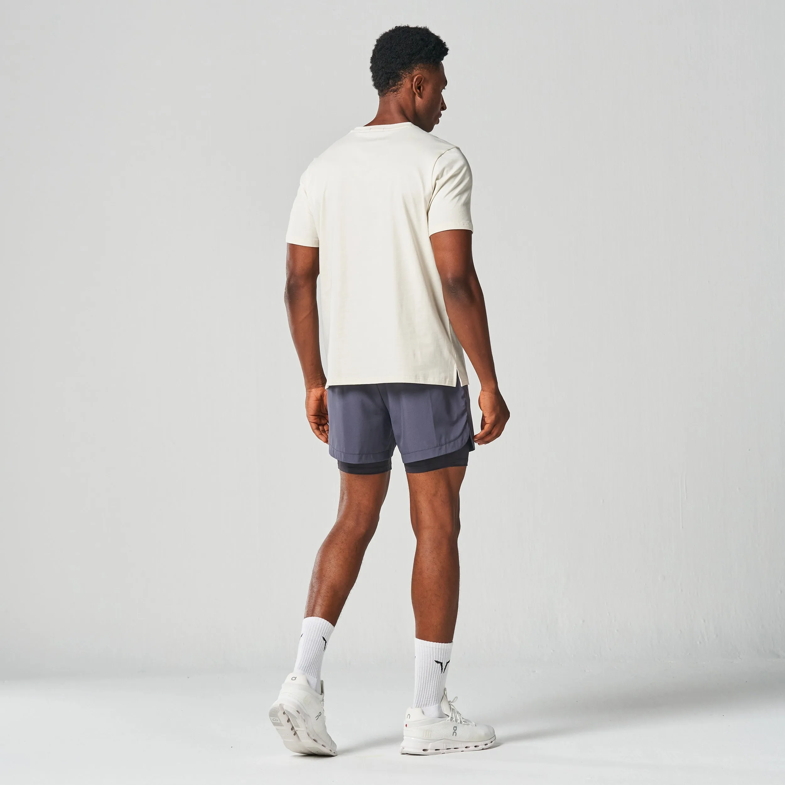 Core Belief Tee V2 - Pearl White Marl