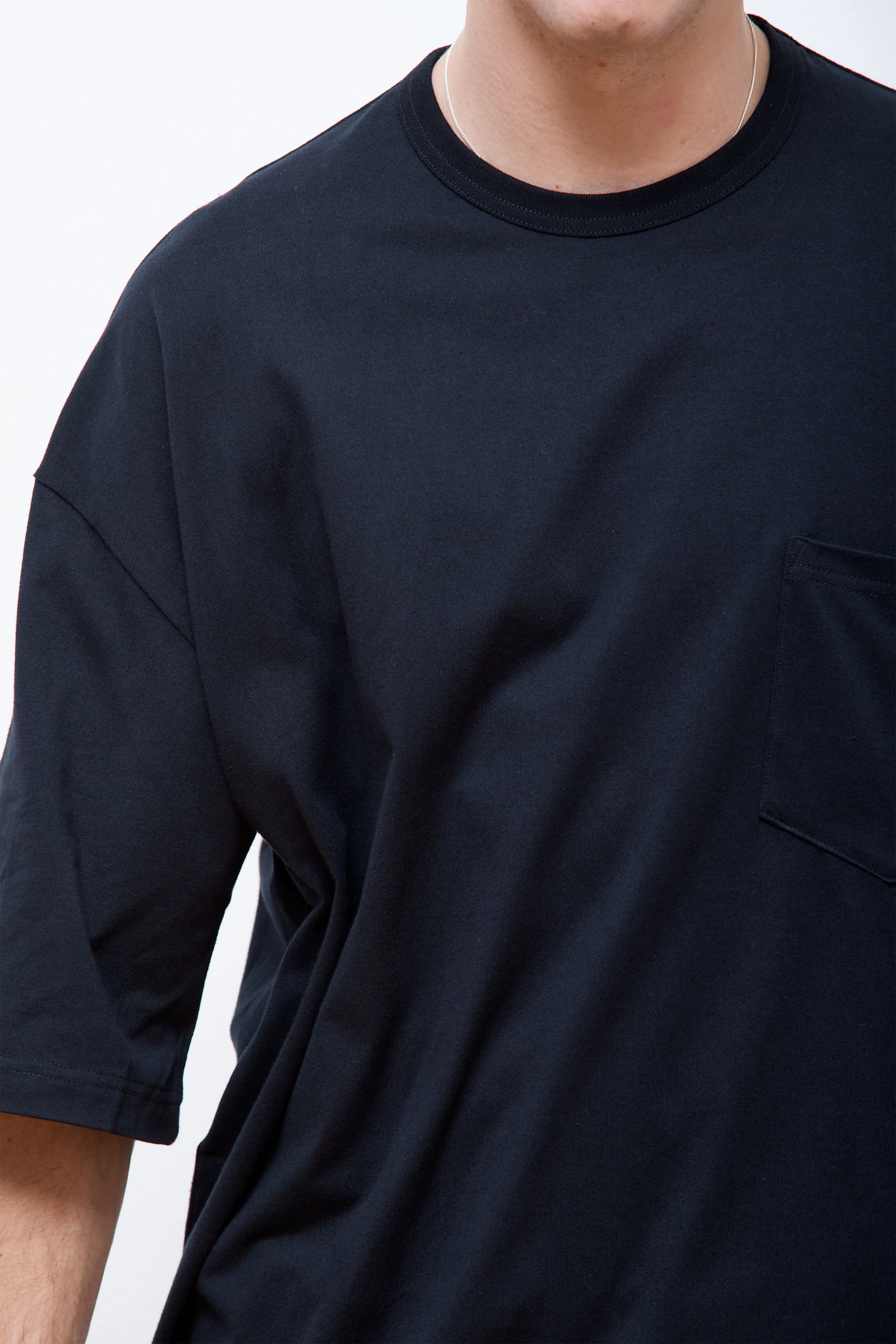 Cotton Pocket T-Shirt Black