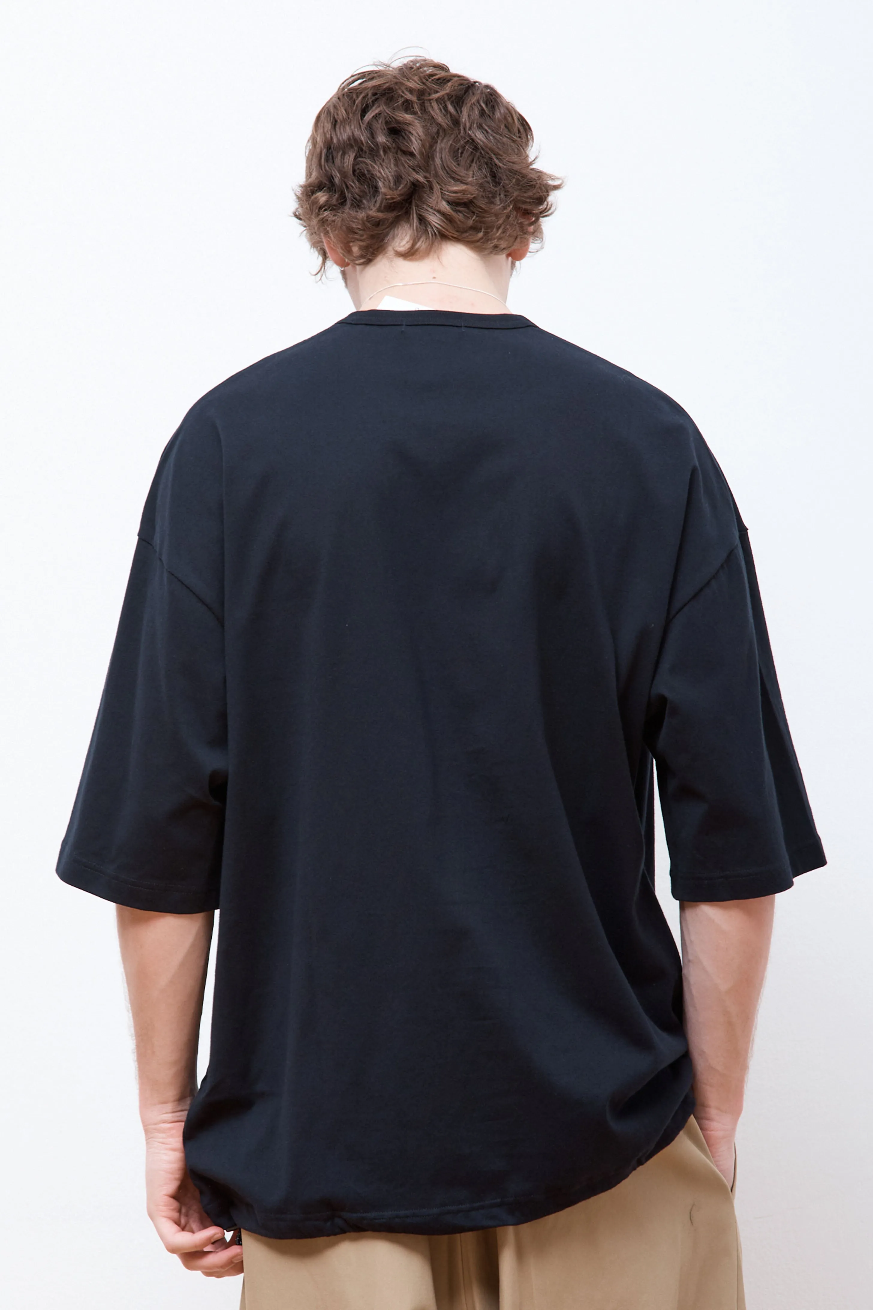 Cotton Pocket T-Shirt Black