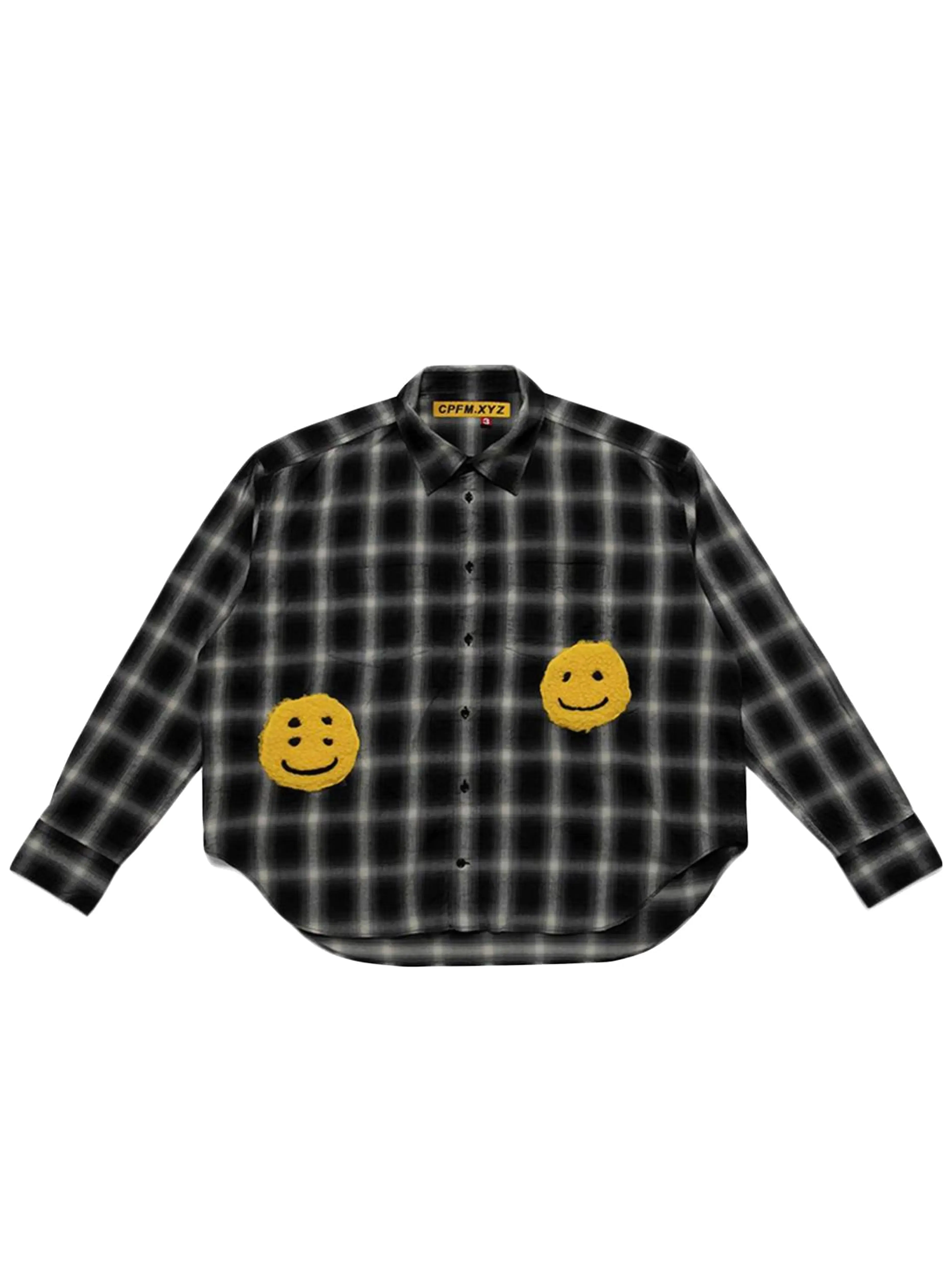 CPFM Double Vision Check Shirt Black [FW20]