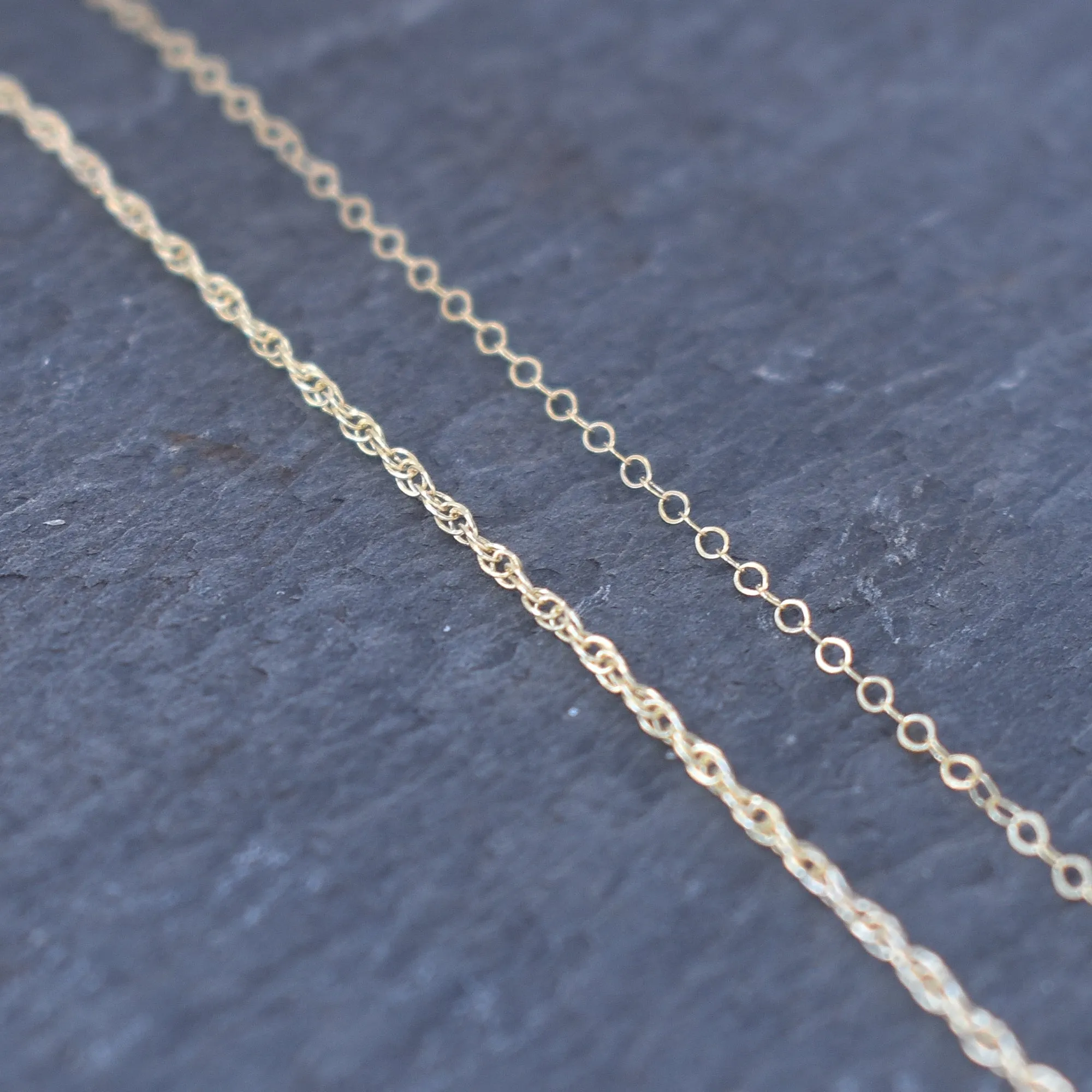 Dainty 8mm Linked Station Necklace